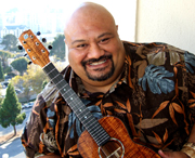 Liko Puha and the Oiwi 6 string 'ukulele