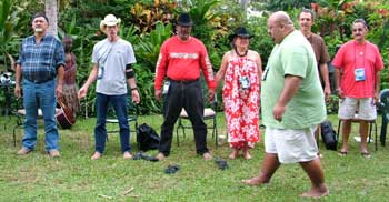 Liko Puha teaching at Kaupoa