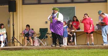 Liko Puha opening the Special Olympics in Hilo